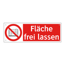 Fläche frei lassen