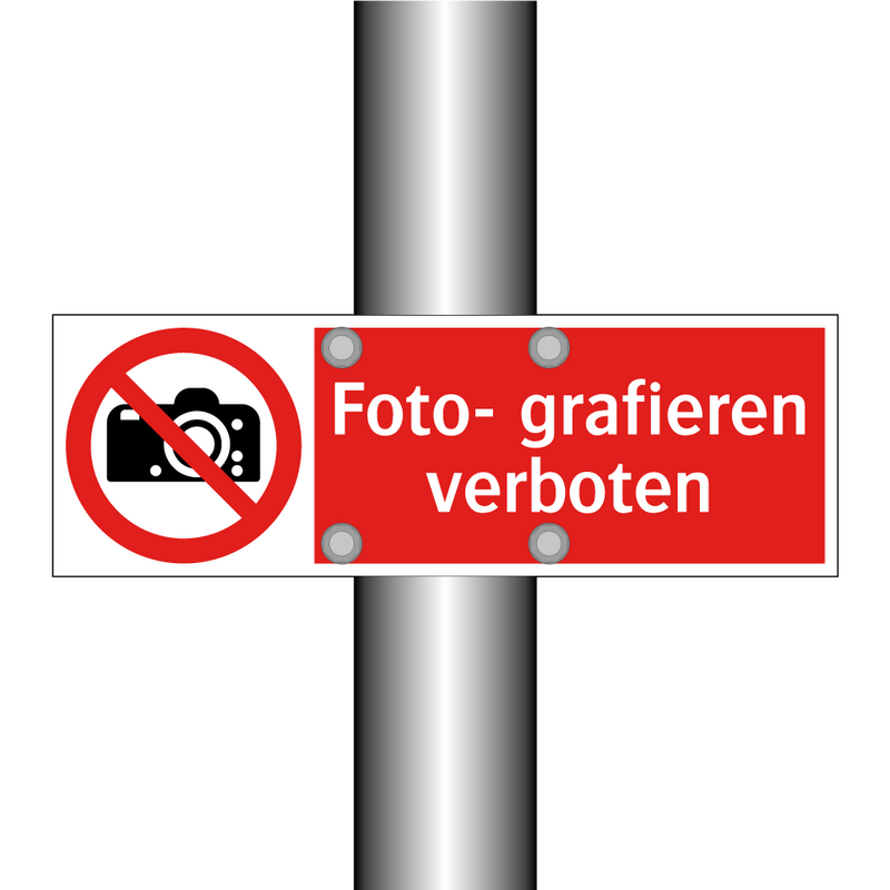 Foto- grafieren verboten