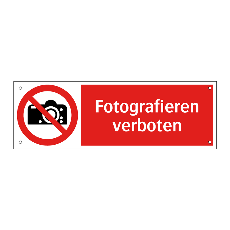 Fotografieren verboten