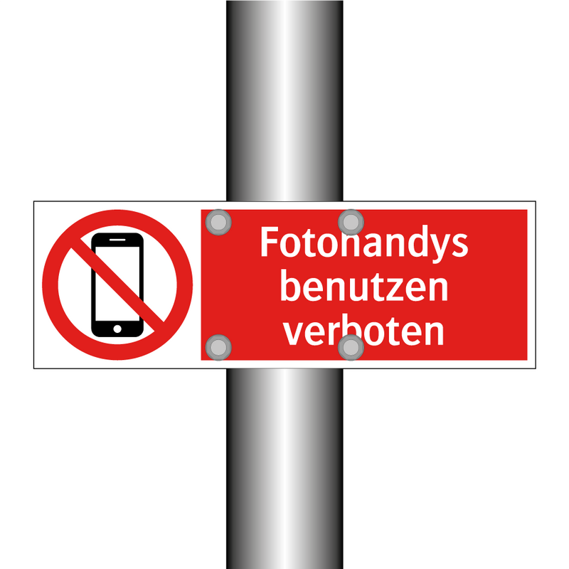 Fotohandys benutzen verboten