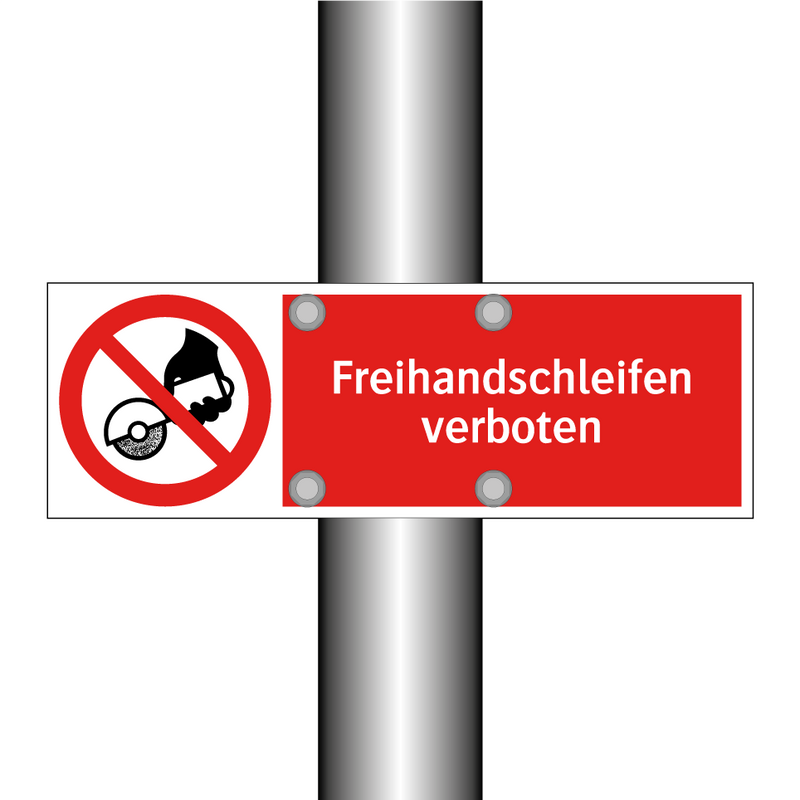 Freihandschleifen verboten