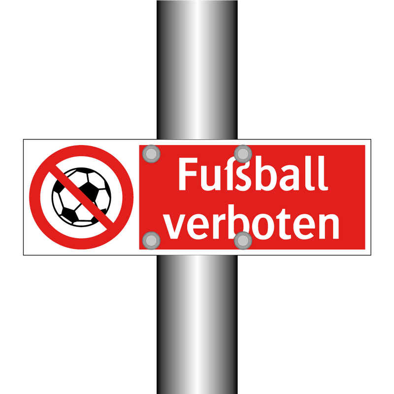 Fußball verboten