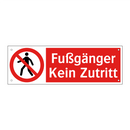Fußgänger Kein Zutritt