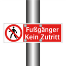 Fußgänger Kein Zutritt