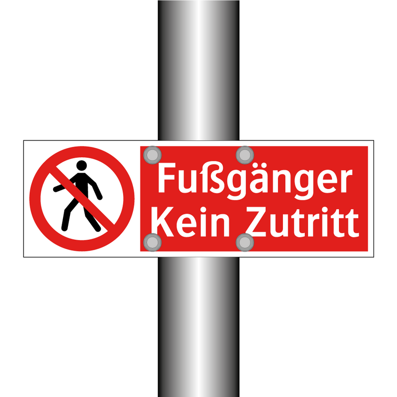 Fußgänger Kein Zutritt