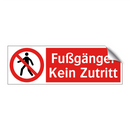 Fußgänger Kein Zutritt