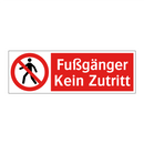 Fußgänger Kein Zutritt
