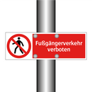 Fußgängerverkehr verboten