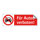 Für Autos verboten!
