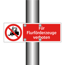 Für Flurförderzeuge verboten