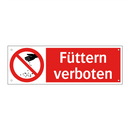 Füttern verboten