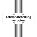 Fahrradabstellung verboten