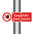 Gasgefahr: Kein Zutritt