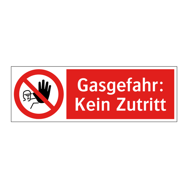 Gasgefahr: Kein Zutritt