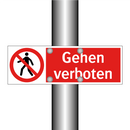 Gehen verboten