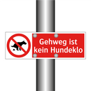 Gehweg ist kein Hundeklo
