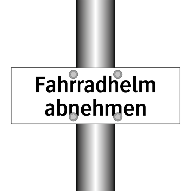 Fahrradhelm abnehmen