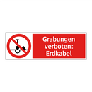 Grabungen verboten: Erdkabel