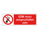 GSM muss ausgeschaltet sein