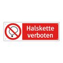 Halskette verboten