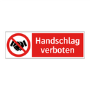 Handschlag verboten