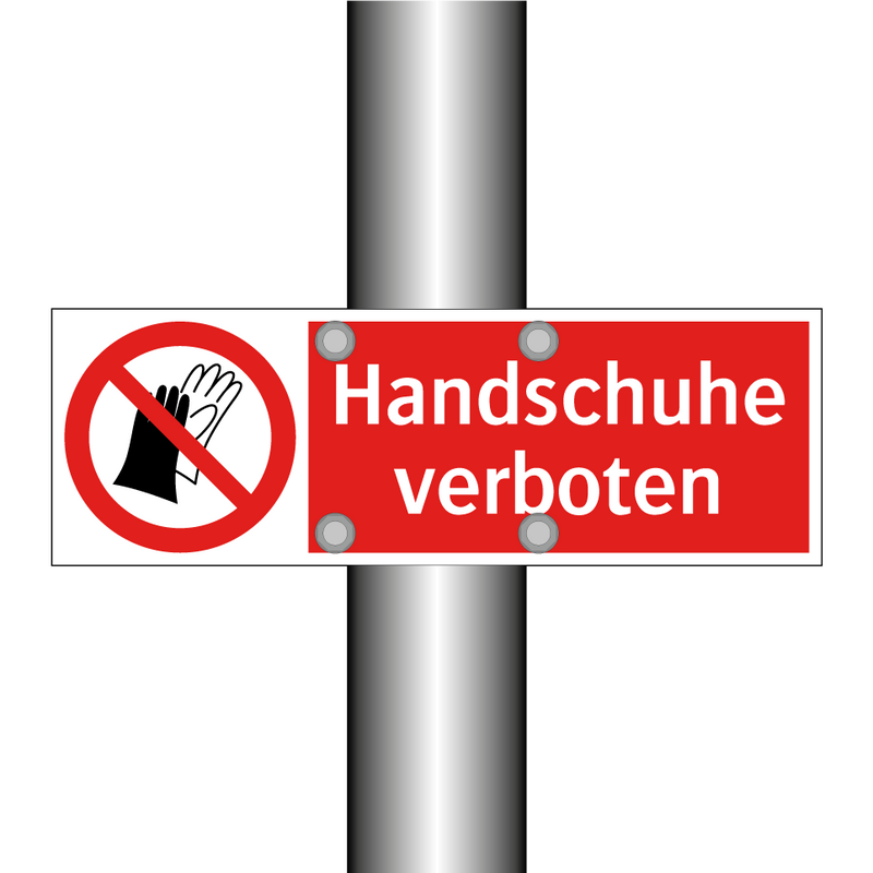 handschuhe verboten Kauf Handschuhe verboten schild | SignOnline