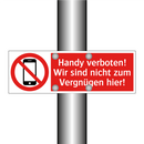 Handy verboten! Wir sind nicht zum Vergnügen hier!