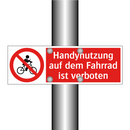 Handynutzung auf dem Fahrrad ist verboten