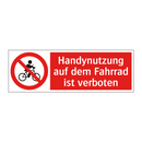 Handynutzung auf dem Fahrrad ist verboten