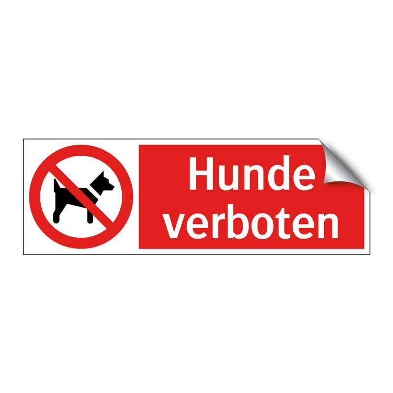 Hunde verboten