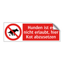 Hunden ist es nicht erlaubt, hier Kot abzusetzen