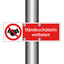 Händeschütteln verboten