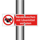 Händewaschen mit Lösemittel verboten