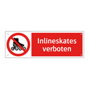 Inlineskates verboten