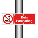 Kein Parasailing