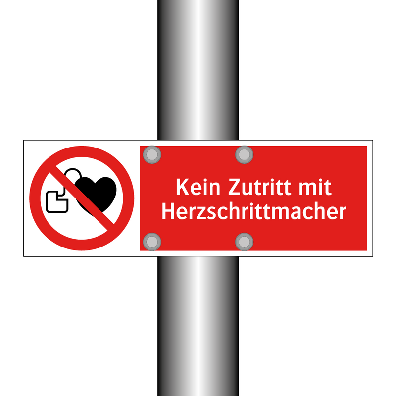 Kein Zutritt mit Herzschrittmacher