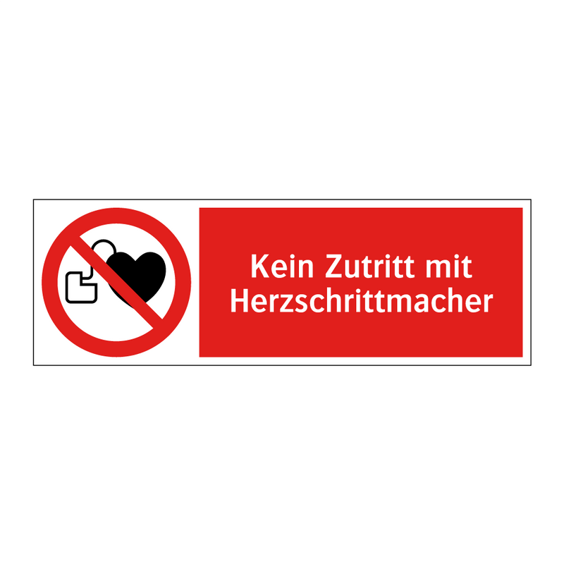 Kein Zutritt mit Herzschrittmacher