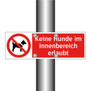 Keine Hunde im Innenbereich erlaubt