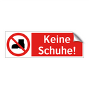 Keine Schuhe!