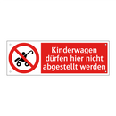 Kinderwagen dürfen hier nicht abgestellt werden