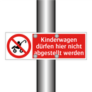 Kinderwagen dürfen hier nicht abgestellt werden
