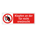 Klopfen an der Tür nicht erwünscht