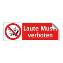 Laute Musik verboten