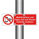 Mobiltelefone und Pager sind auf diesem Gelände verboten