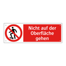 Nicht auf der Oberfläche gehen