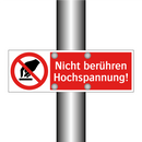 Nicht berühren Hochspannung!