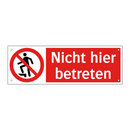 Nicht hier betreten