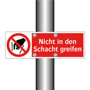 Nicht in den Schacht greifen