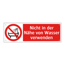 Nicht in der Nähe von Wasser verwenden