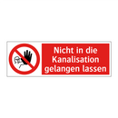 Nicht in die Kanalisation gelangen lassen